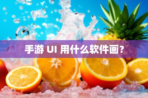 手游 UI 用什么软件画？