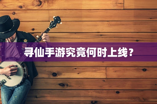 寻仙手游究竟何时上线？