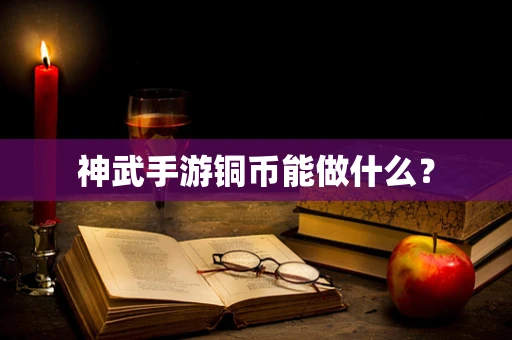 神武手游铜币能做什么？