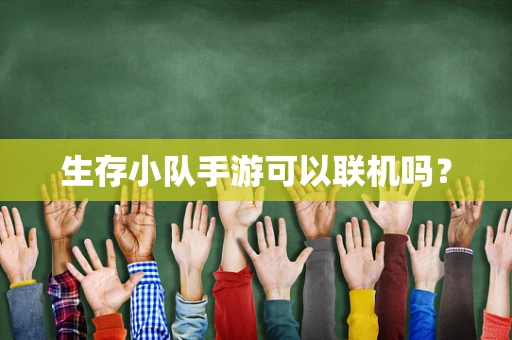 生存小队手游可以联机吗？