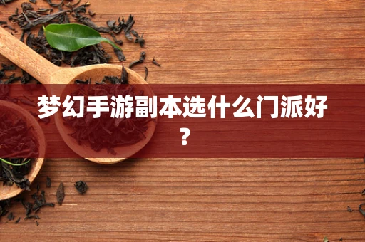 梦幻手游副本选什么门派好？