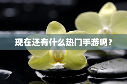 现在还有什么热门手游吗？
