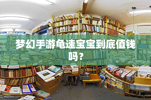 梦幻手游龟速宝宝到底值钱吗？
