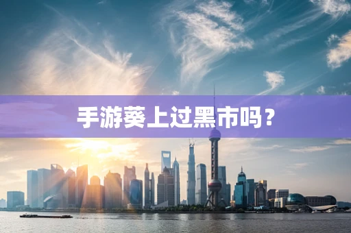 手游葵上过黑市吗？