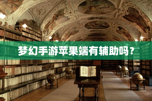梦幻手游苹果端有辅助吗？