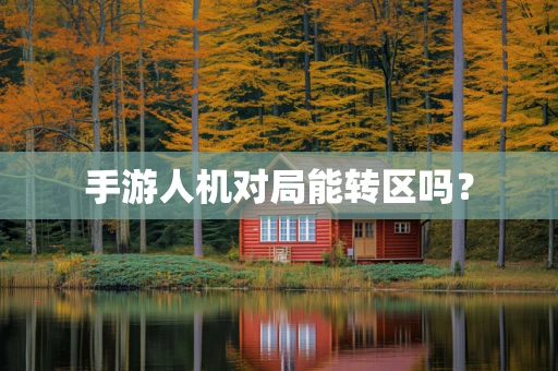 手游人机对局能转区吗？