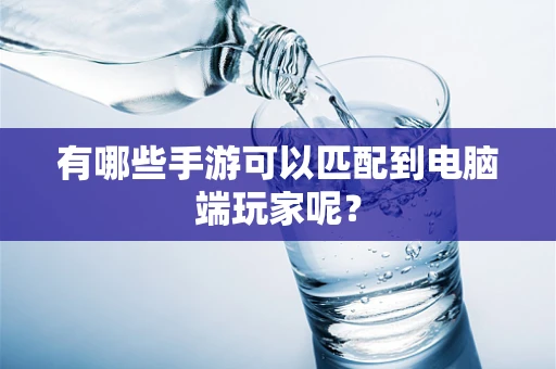 有哪些手游可以匹配到电脑端玩家呢？