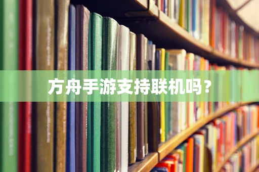 方舟手游支持联机吗？