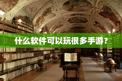 什么软件可以玩很多手游？