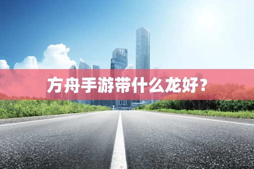 方舟手游带什么龙好？