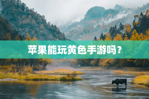 苹果能玩黄色手游吗？