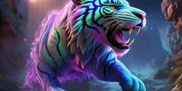 梦幻手游魔岩虎真的帅吗？